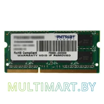 Оперативная память Patriot Signature 8GB DDR3 SO-DIMM PC3-12800 (PSD38G16002S)